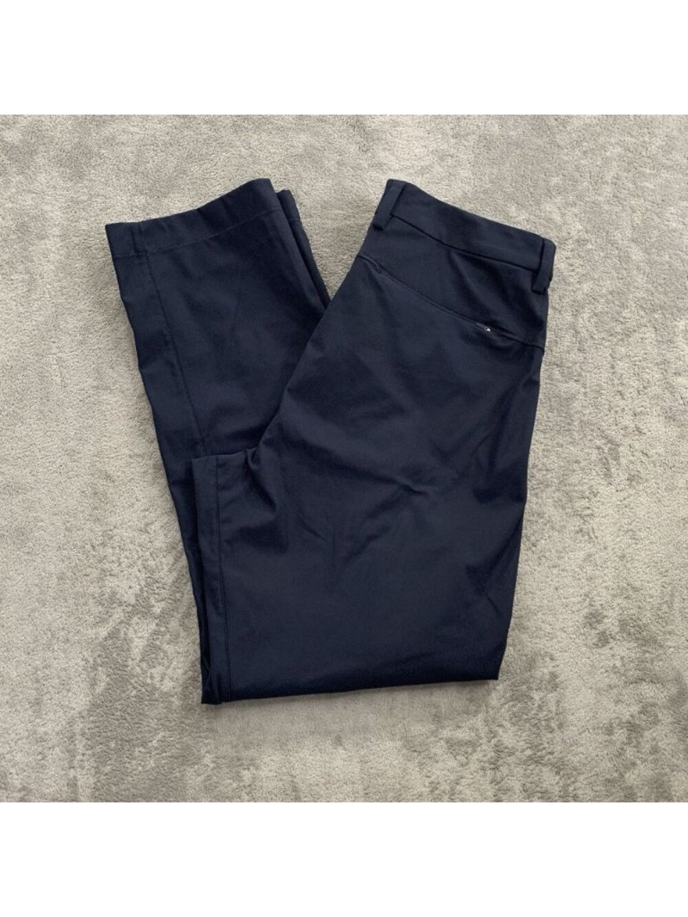 Rhone Commuter Pleated Pants Mens 31 Navy Blue Stretch Performance Trousers Golf